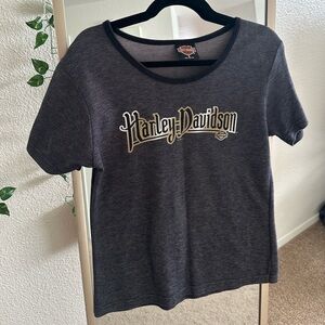 Harley-Davidson Women's Charcoal Tee